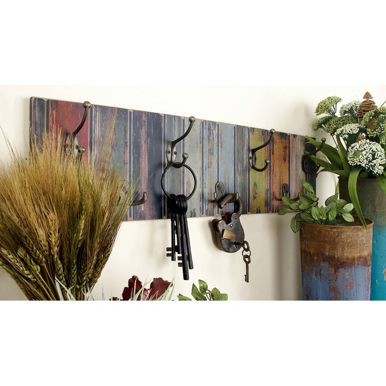 Freida 7 hook wall discount mounted coat rack august grove